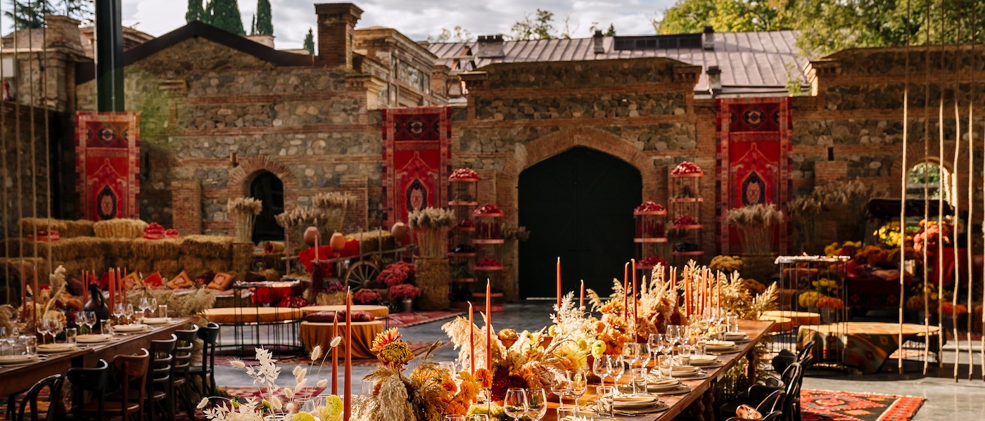 свадебная вечеринка в Грузии