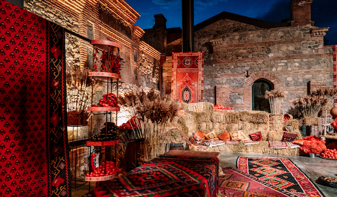 необычная свадьба в Грузии