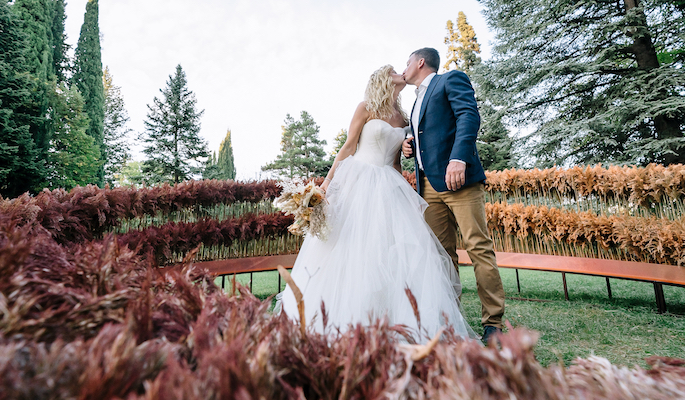 уникальная свадьба в Грузии